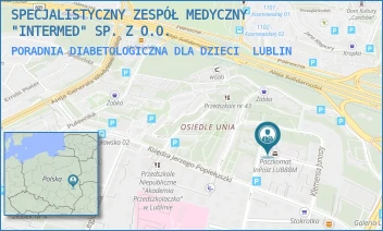 PORADNIA DIABETOLOGICZNA DLA DZIECI - SPECJALISTYCZNY ZESPÓŁ MEDYCZNY "INTERMED" SP. Z O.O. - GŁOWACKIEGO 35,  LUBLIN