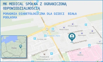 PORADNIA DIABETOLOGICZNA DLA DZIECI - MK MEDICAL SPÓŁKA Z OGRANICZONĄ ODPOWIEDZIALNOŚCIĄ - STEFANA BATOREGO 10, BIAŁA PODLASKA